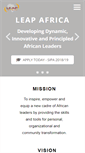 Mobile Screenshot of leapafrica.org